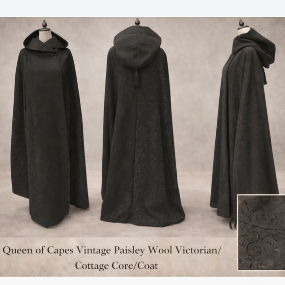 queen of the capes Jackets & Blazers - Queen of the Capes Wool Cape Coat